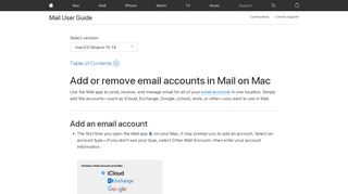 
                            6. Add or remove email accounts in Mail on Mac - …