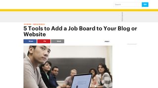 
                            4. Adding a Job Board to Your Blog or Site - Lifewire