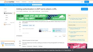 
                            4. Adding authentication in ZAP tool to attack a URL - Stack Overflow
