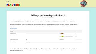 
                            9. Adding Captcha on Dynamics Portal - Dynamics 365 Playtime