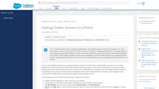 
                            8. Adding Chatter Answers to a Portal - Salesforce Help