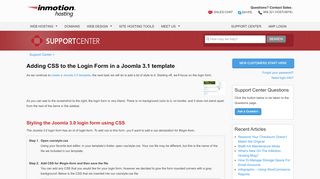 
                            4. Adding CSS to the Login Form in a Joomla 3.1 template ...