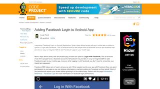 
                            11. Adding Facebook Login to Android App - CodeProject