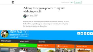 
                            1. Adding Instagram photos to my site with AngularJS - Andy Barefoot ...