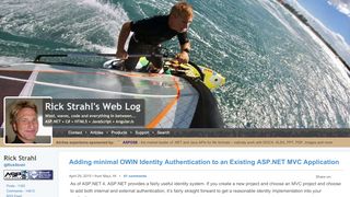 
                            1. Adding minimal OWIN Identity Authentication to an Existing ASP.NET ...