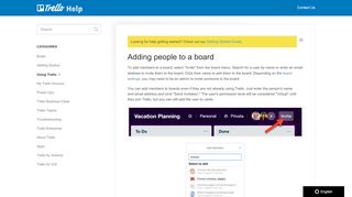 
                            7. Adding people to a board - Trello Help