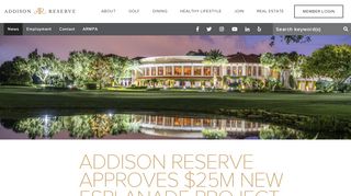 
                            4. Addison Reserve Country Club Addison Reserve Approves $25M ...