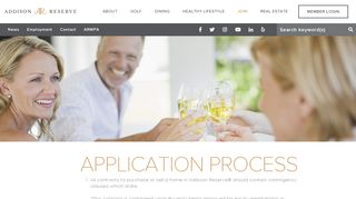 
                            3. Addison Reserve Country Club Application Process