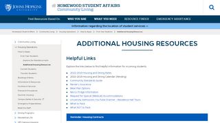 
                            6. Additional Housing Resources - Homewood Student Affairs - Johns ...