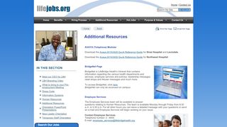 
                            5. Additional Resources - Baltimore, MD Healthcare Careers - LifeJobs.