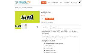 
                            9. AddMeFast – ImacroPro