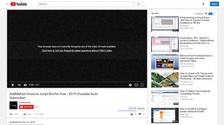 
                            9. AddMeFast Imacros script Bot for Free - 2019 (Youtube Auto ...