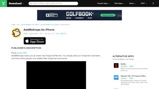
                            8. AddMeSnaps for iOS - Free download and …