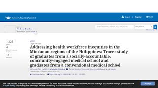 
                            3. Addressing health workforce inequities in the Mindanao regions of the ...