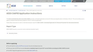 
                            8. ADEA CAAPID Application Instructions - ECE