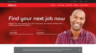 
                            6. Adecco - Permanent Staffing & Temp Agencies for Job Seekers