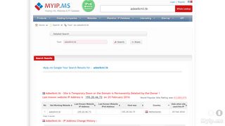 
                            2. Adeelkml.tk Site Down - IP 195.20.46.73 - Myip.ms