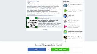 
                            6. Adeleke University students portal login... Adeleke ... - Facebook