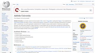 
                            7. Adeleke University - Wikipedia