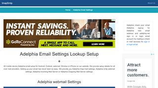 
                            5. Adelphia Email Settings | Adelphia Webmail | adelphia.net ...