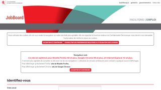 
                            8. ADEM JobBoard: Identifiez-vous