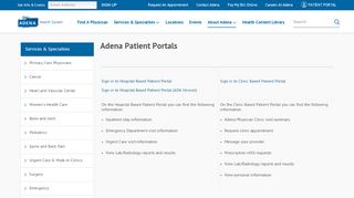 
                            1. Adena Patient Portals - Adena Health System