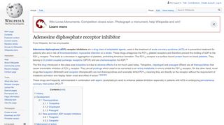 
                            3. Adenosine diphosphate receptor inhibitor - Wikipedia