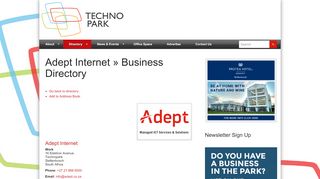 
                            7. Adept Internet | Adept Internet » Business Directory - Technopark SRA ...