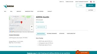 
                            1. ADESA Austin Auction Information