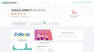 
                            4. Adexa Direct Reviews - Read 100 Genuine Customer Reviews ...