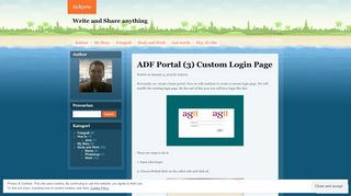 
                            7. ADF Portal (3) Custom Login Page | rickyew