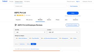 
                            5. ADFC Pvt Ltd Employee Reviews - Job Search India | Indeed