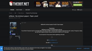 
                            4. adflares - No minimum payout - Paym. proof | TBN