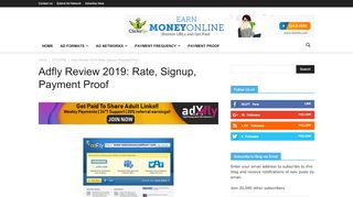 
                            9. Adfly Review 2019: Rate, Signup, Payment Proof - Make ...