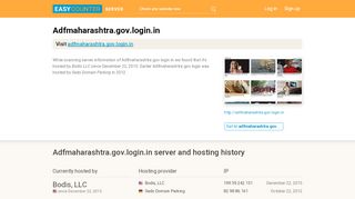 
                            5. Adfmaharashtra.gov.login.in server and hosting …