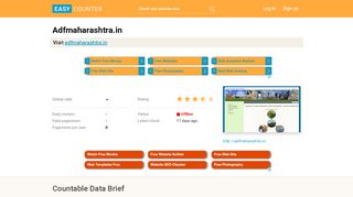 
                            6. Adfmaharashtra.in - Easy Counter