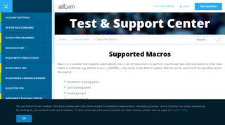 
                            4. Adform | Supported Macros