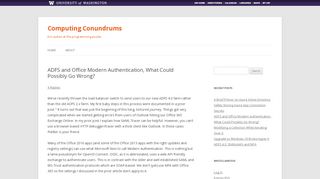 
                            5. ADFS and Office Modern Authentication, What Could Possibly Go ...