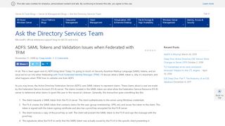 
                            9. ADFS: SAML Tokens and Validation Issues when …