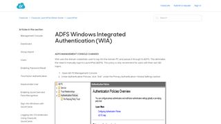 
                            8. ADFS Windows Integrated Authentication – ClassLink