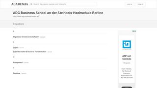 
                            4. ADG Business School an der Steinbeis-Hochschule Berline ...