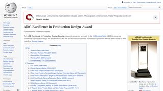 
                            5. ADG Excellence in Production Design Award - Wikipedia