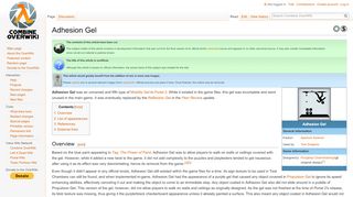 
                            8. Adhesion Gel - Combine OverWiki, the original Half-Life wiki ...