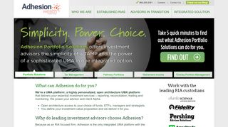 
                            1. Adhesion Wealth Advisor Solutions - Home Page