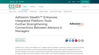 
                            4. Adhesion Wealth™ Enhances Integrated Platform Tools, Further ...