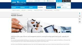 
                            2. ADIB Direct Corporate Banking | Abu Dhabi Islamic Bank - ADIB