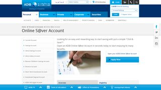 
                            7. ADIB | Online Saving Account | Personal Banking