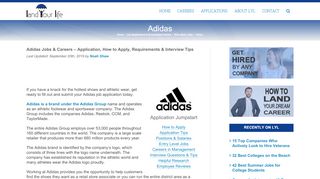 
                            5. Adidas Application | 2019 Careers, Job Requirements ...