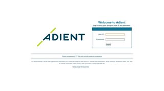 
                            6. Adient Login - agfed.adient.com