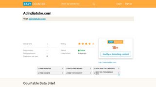 
                            4. Adindiatube.com: ADIndiaTube - Easy Counter